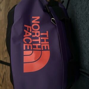 The North Face Base Camp Duffel in Purple size small